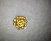 Polyhedral gold Bead