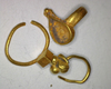 Gold earring