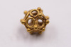 Polyhedral gold Bead