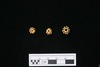 Polyhedral gold Bead