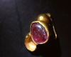 Gold ear-clasp