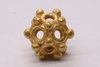 Polyhedral gold Bead