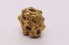 Polyhedral gold Bead