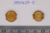 Gold glass Beads