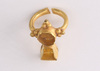 Gold ear-clasp