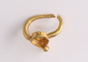 Gold ear-clasp