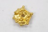 Polyhedral gold Bead