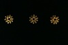 Polyhedral gold Bead